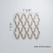 Ekena Millwork Extra Small Casablanca Decorative Fretwork Wood Wall Panels, Walnut, 7 3/8"W x 7 3/8"H x 3/8"T WALW08X08X0375CSBWA - alternate 6